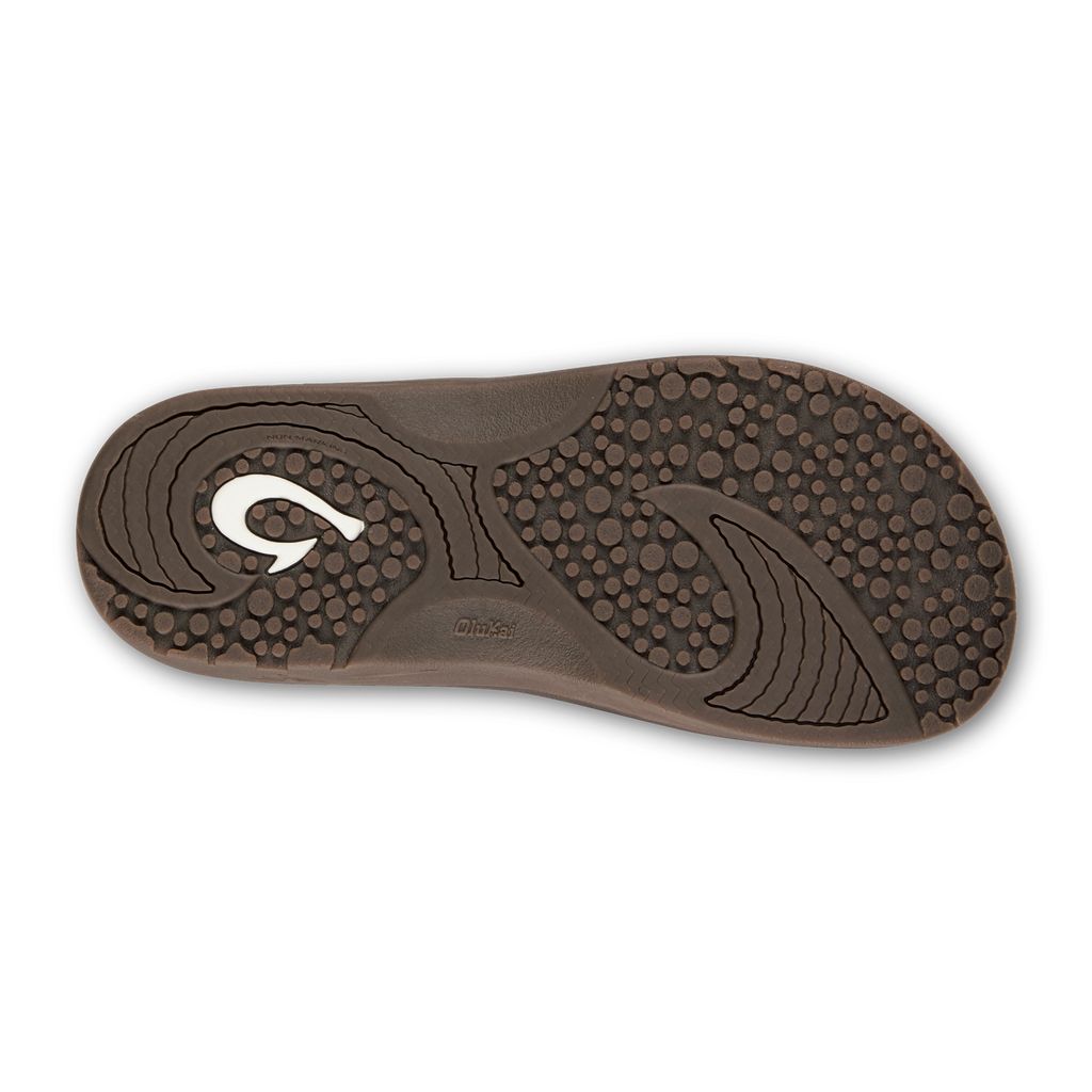 Men's Olukai Hokua Sandals Brown | BLMGPEK-42