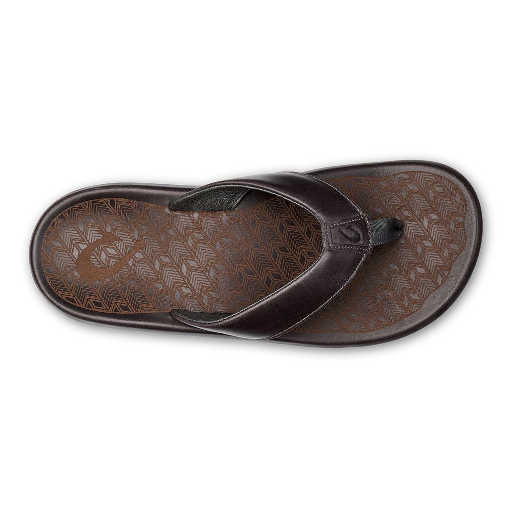 Men's Olukai Ilikai Sandals Grey | HZMIXPS-89