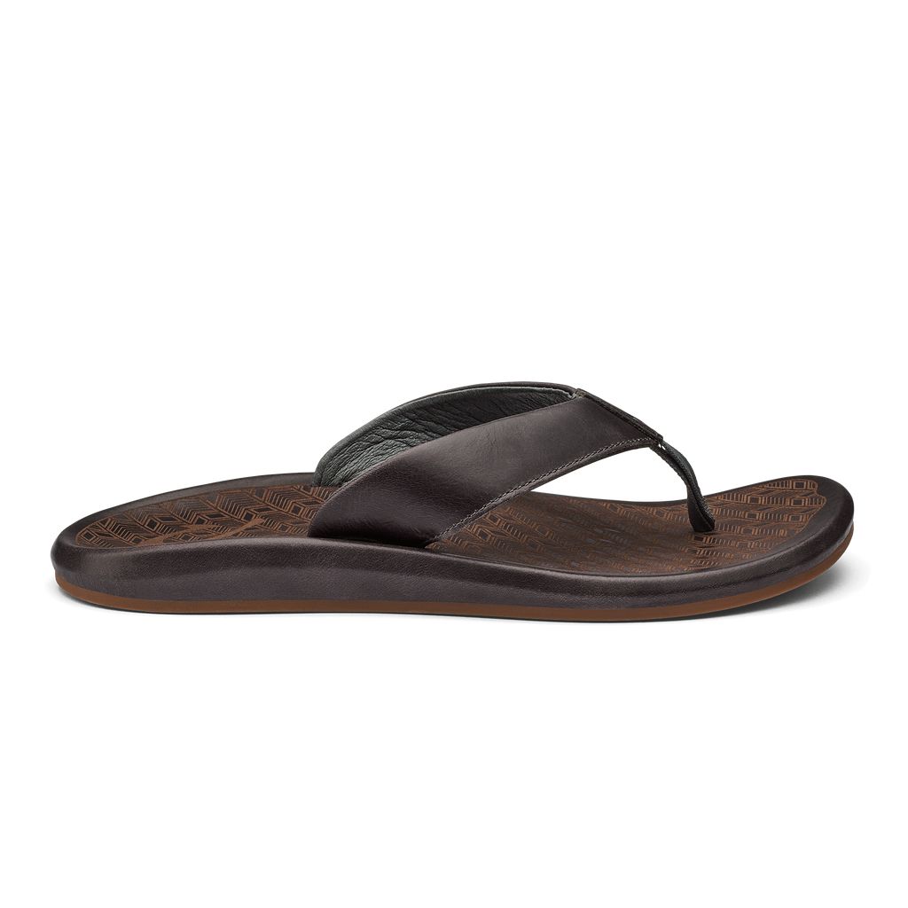 Men\'s Olukai Ilikai Sandals Grey | HZMIXPS-89