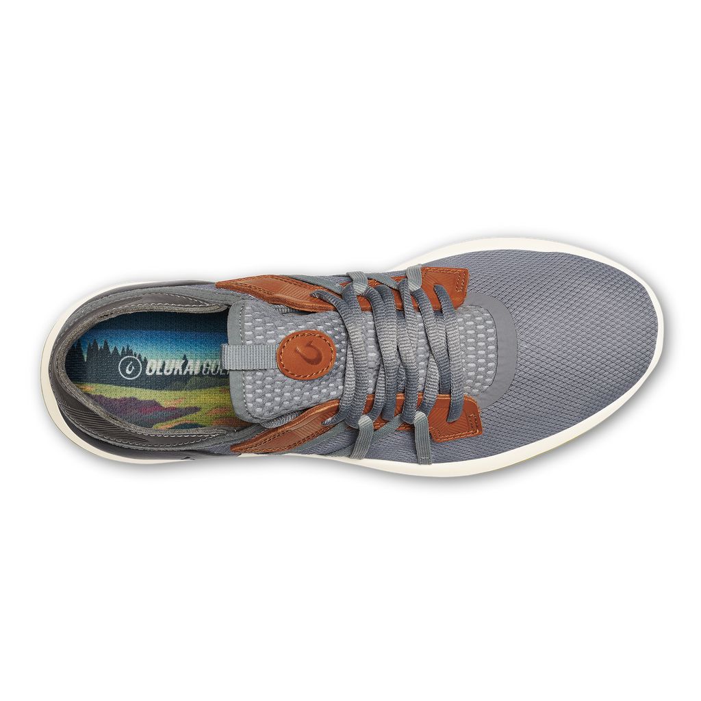 Men's Olukai Kapalua Golf Shoes Grey | MUERTYN-78