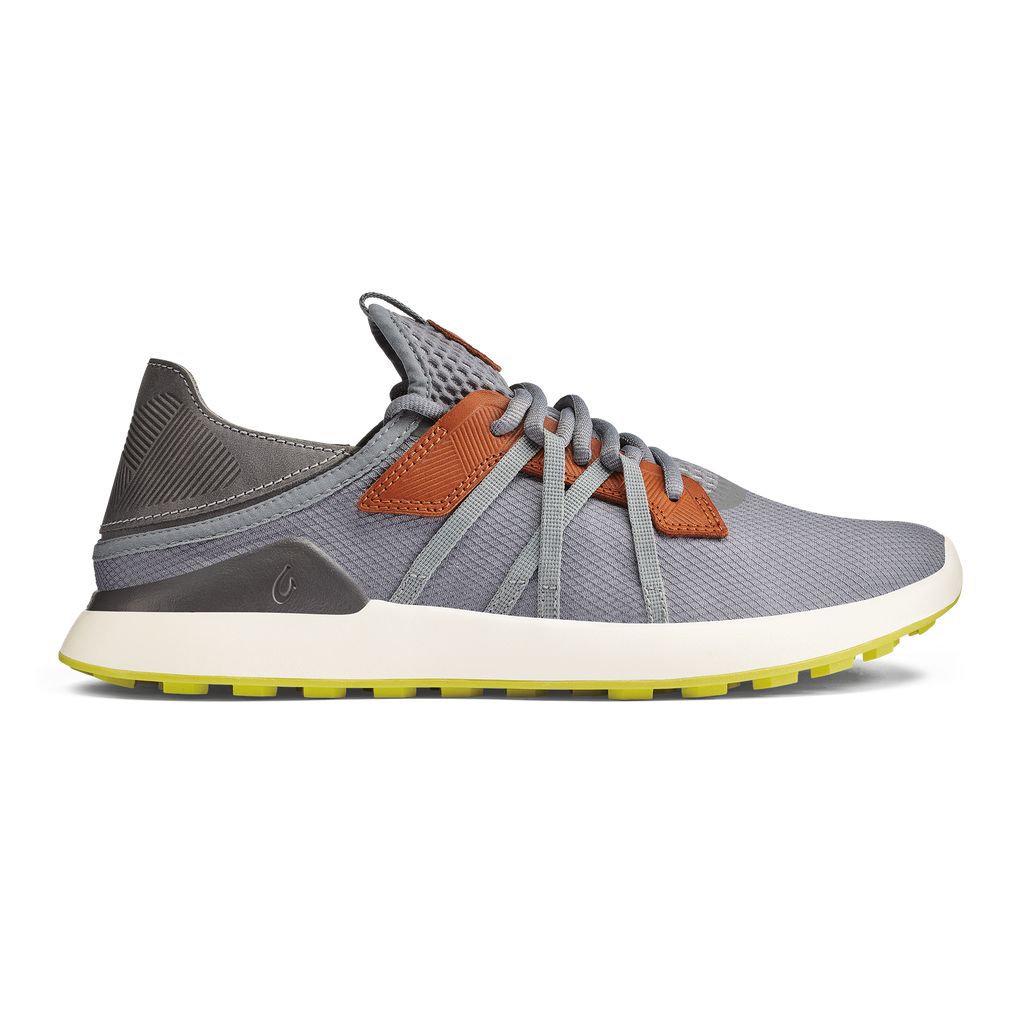 Men\'s Olukai Kapalua Golf Shoes Grey | MUERTYN-78