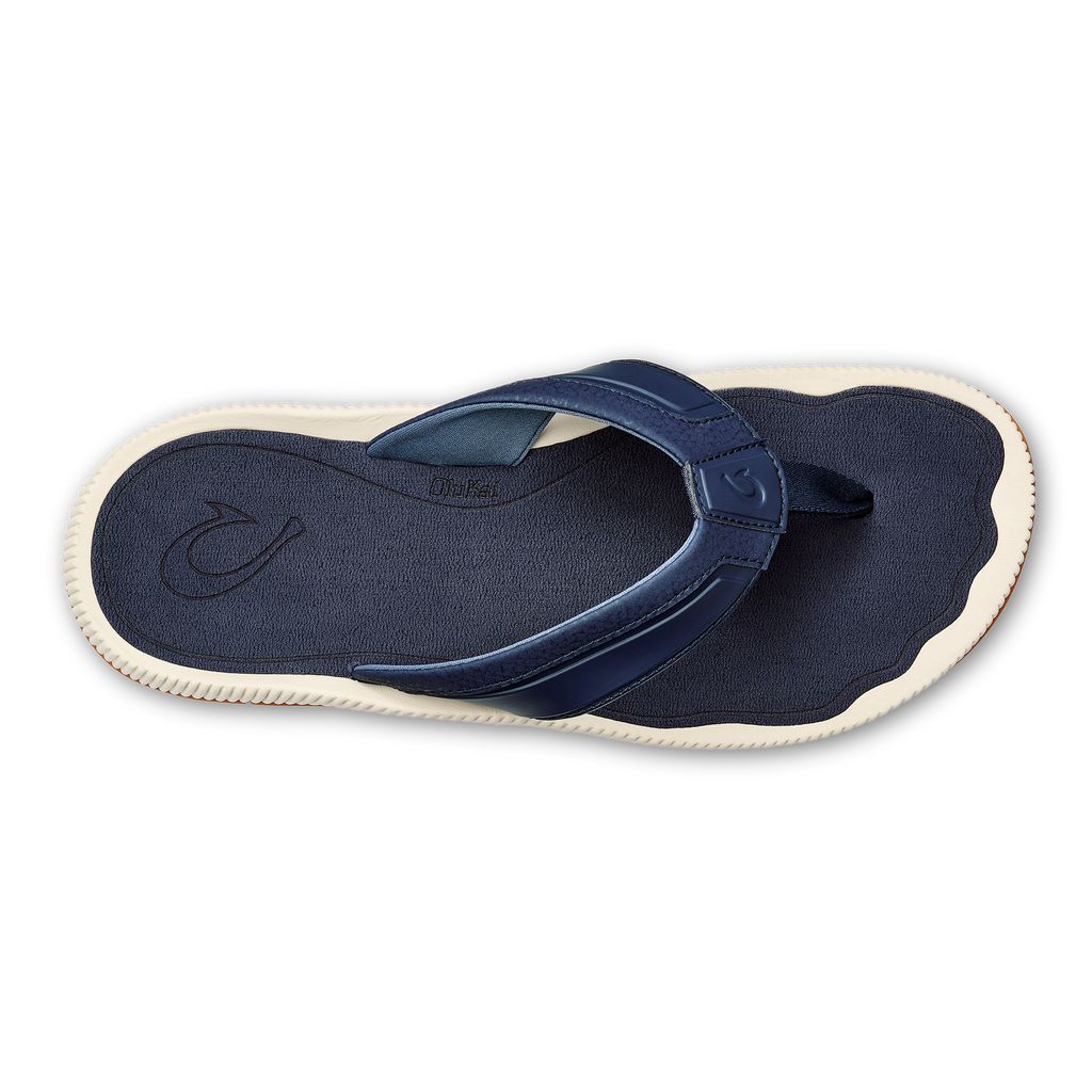 Men's Olukai Kūkulu Sandals Blue | GYIZVFE-51