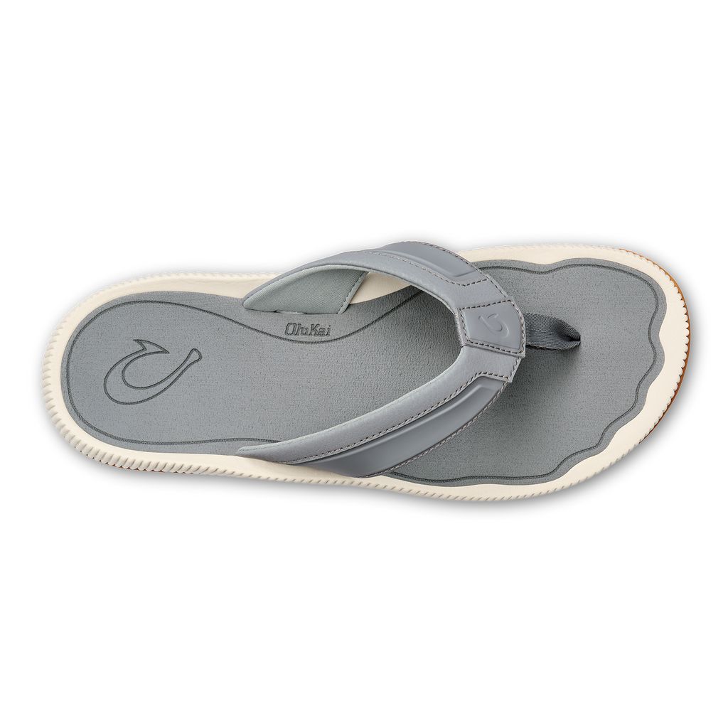 Men's Olukai Kūkulu Sandals Grey | BYUCSNH-45