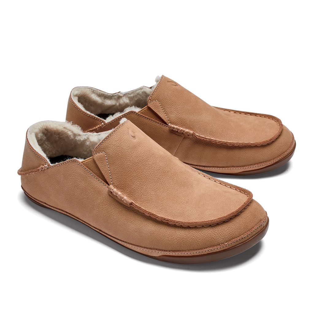 Men's Olukai Kīpuka Hulu Slippers Beige | LWNSBVM-28