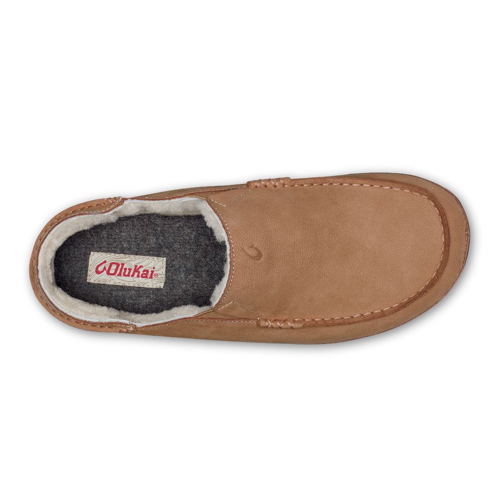 Men's Olukai Kīpuka Hulu Slippers Beige | LWNSBVM-28