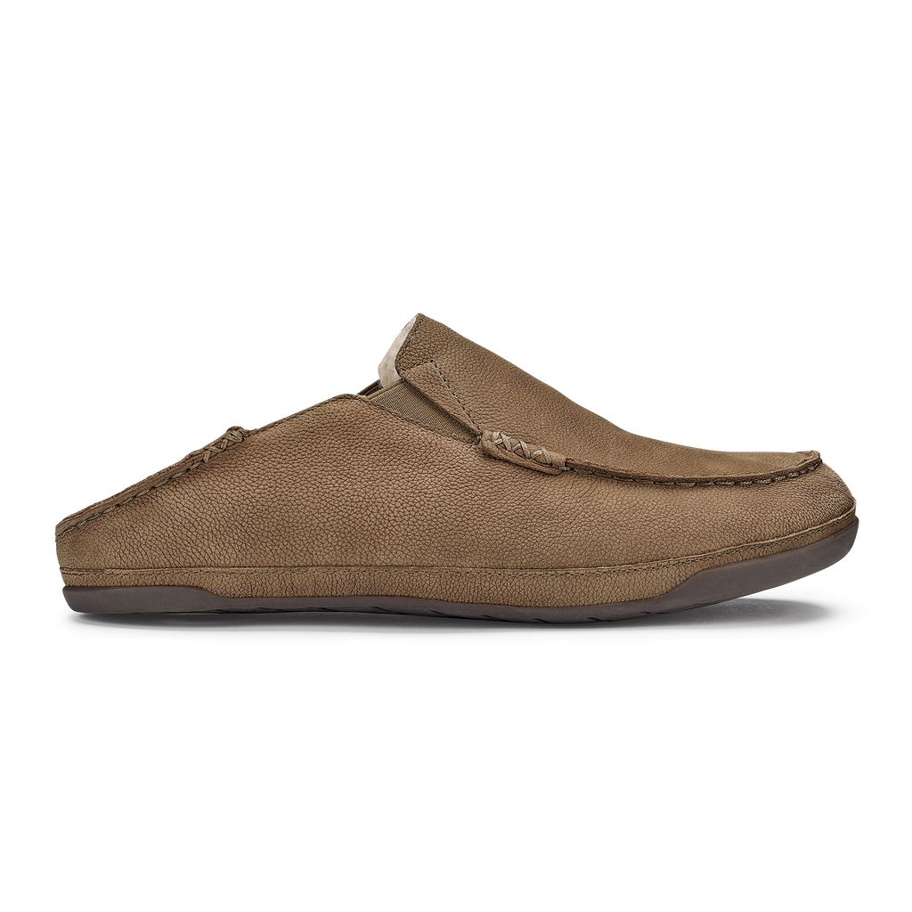 Men's Olukai Kīpuka Hulu Slippers Brown | HGSWRFJ-23