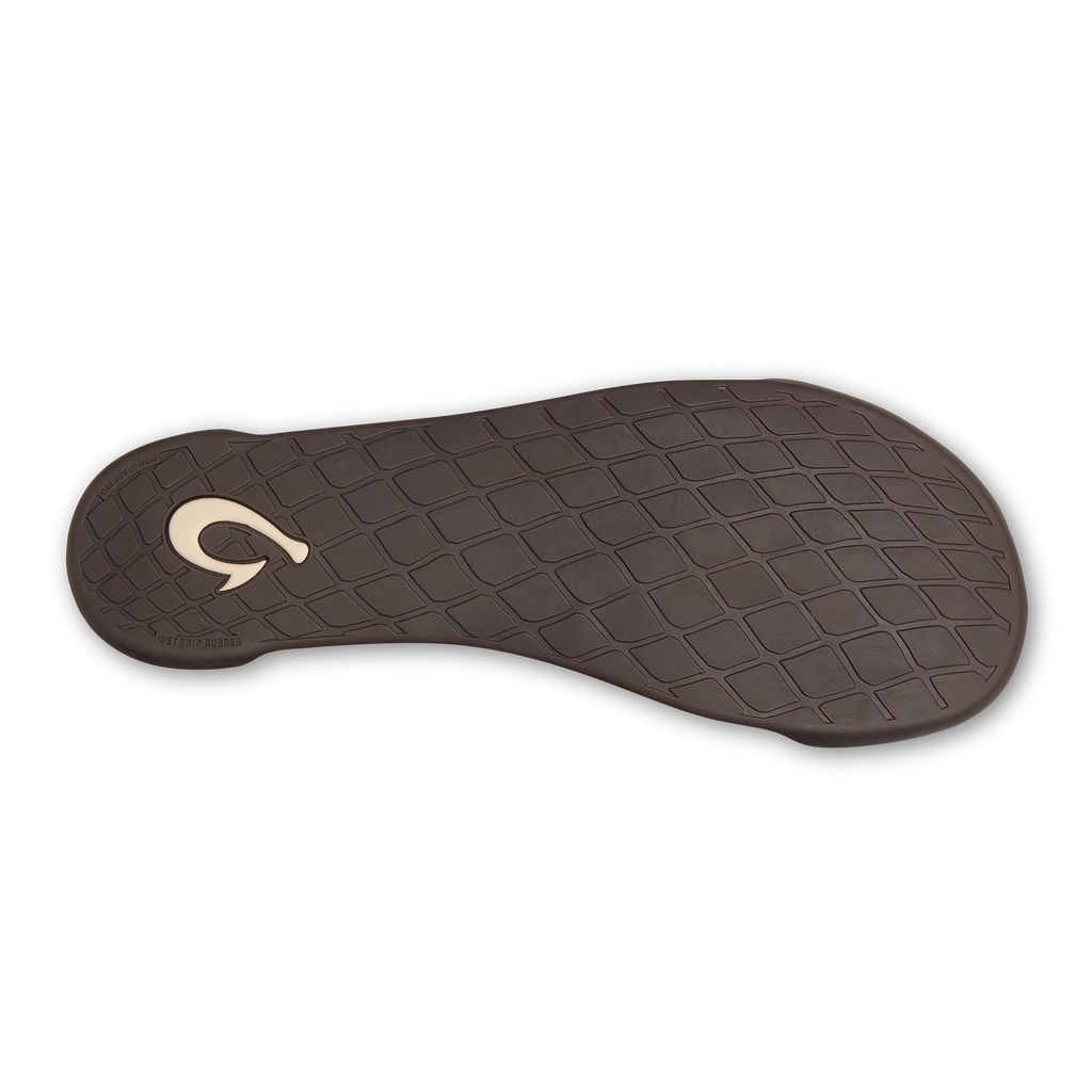 Men's Olukai Kīpuka Hulu Slippers Brown | HGSWRFJ-23