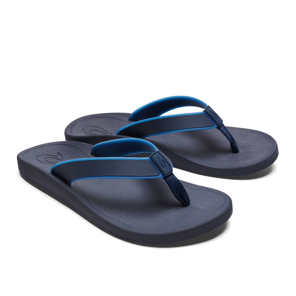 Men's Olukai Kōko o Sandals Blue | TYWPAZL-29