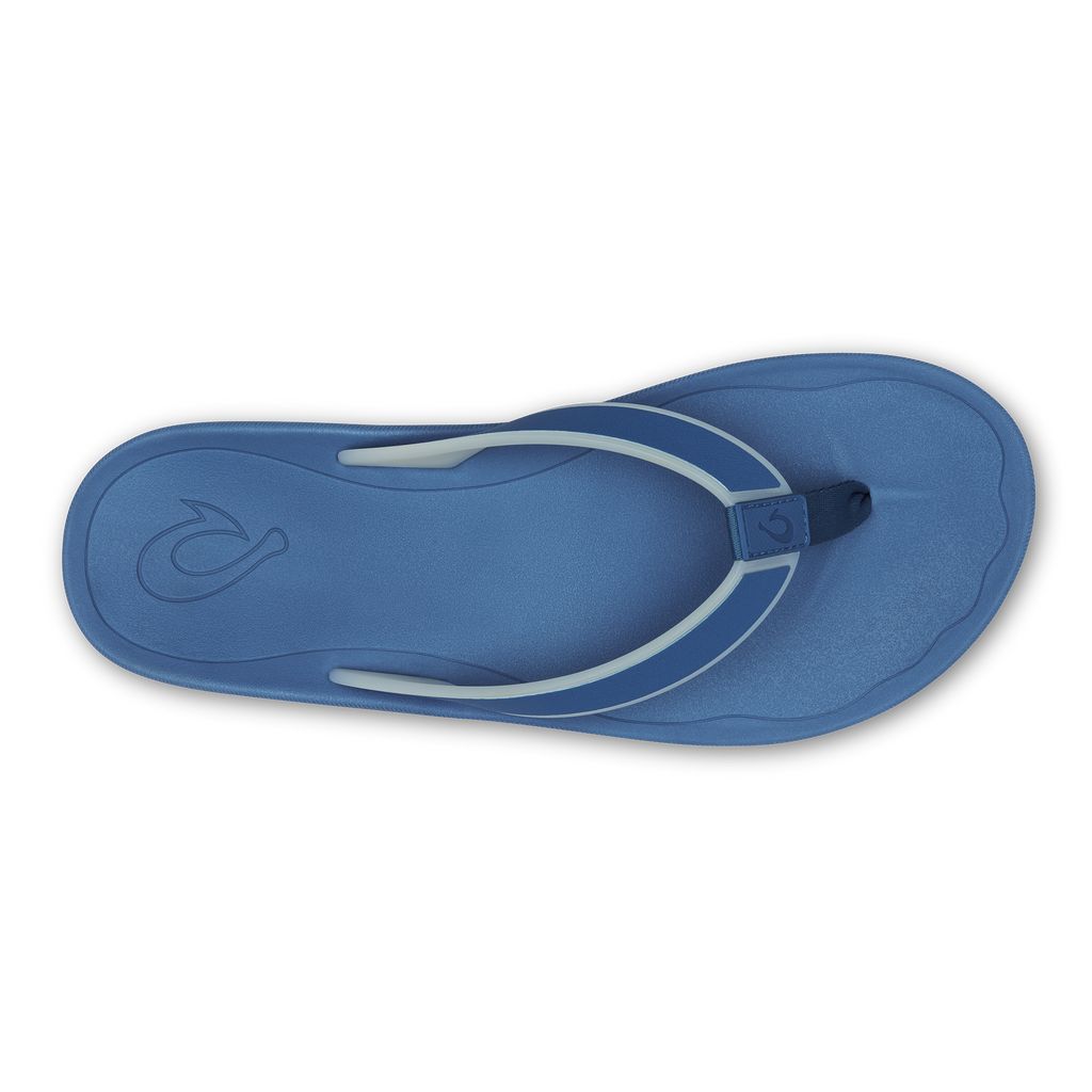 Men's Olukai Kōko o Sandals Deep Blue | HAOXBRL-81