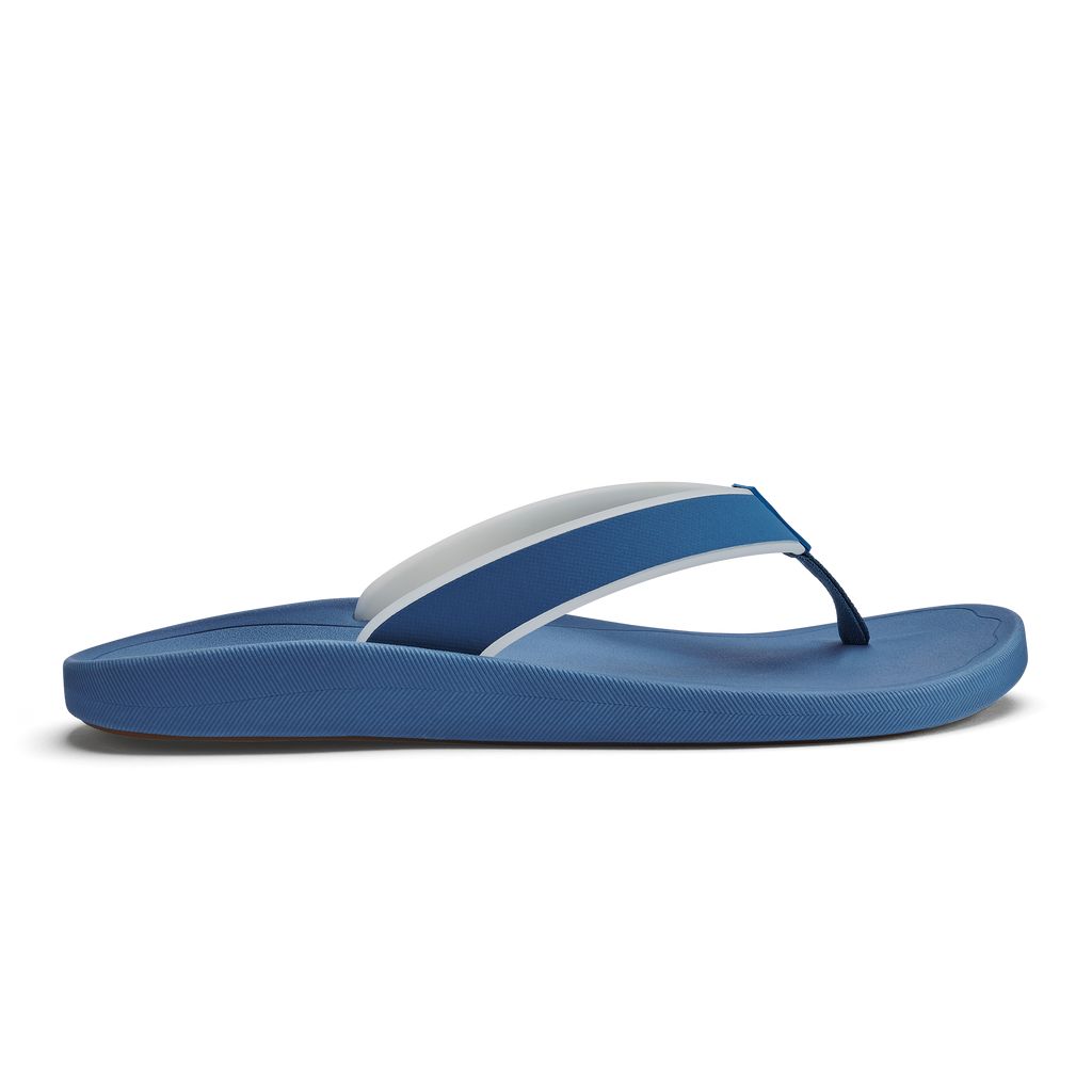 Men\'s Olukai Kōko o Sandals Deep Blue | HAOXBRL-81