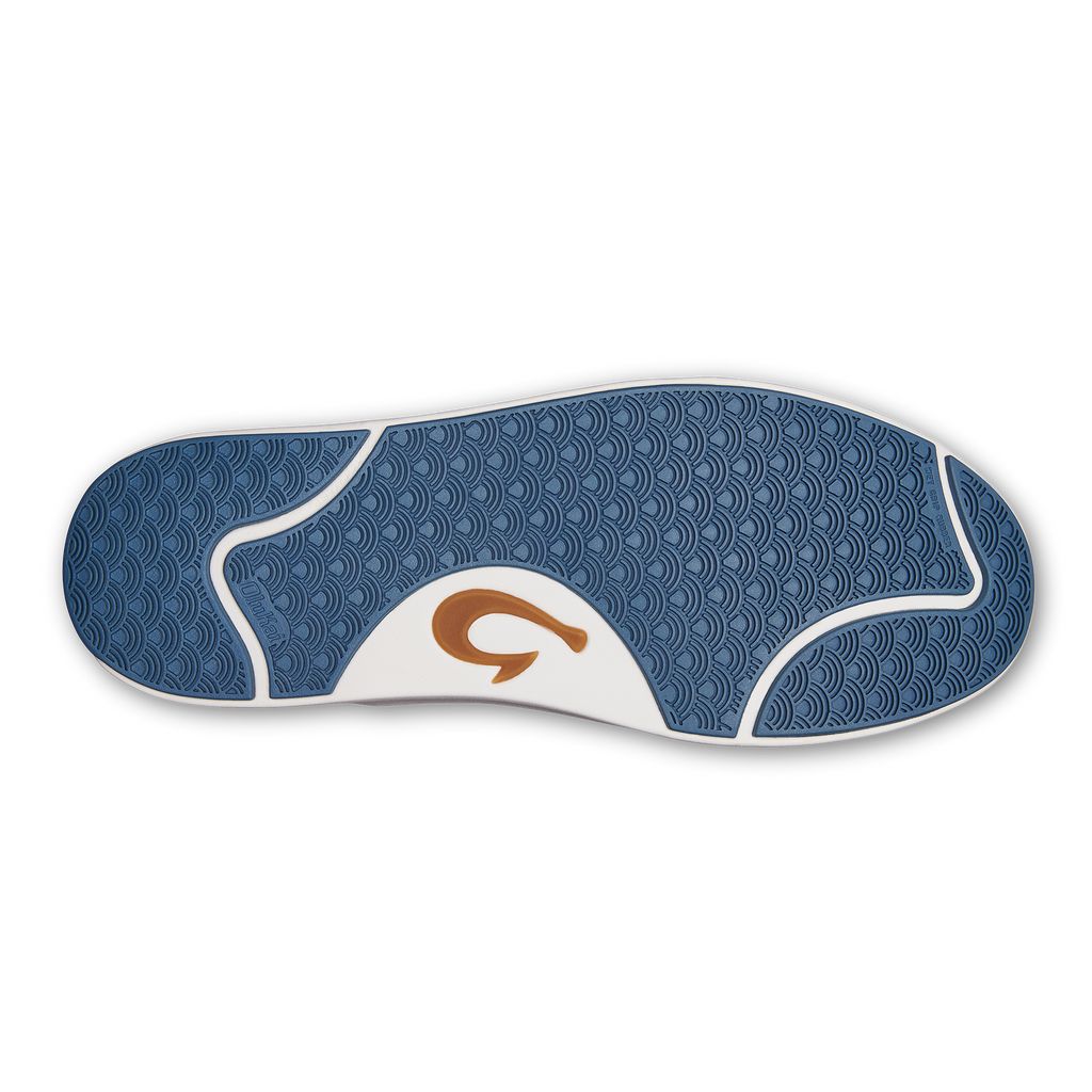 Men's Olukai Lae ahi Lole Slippers Blue | XANVJZQ-42