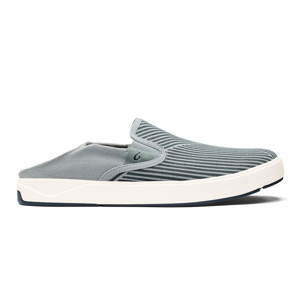 Men's Olukai Lae ahi Lole Slippers Grey | NZGEWCQ-14