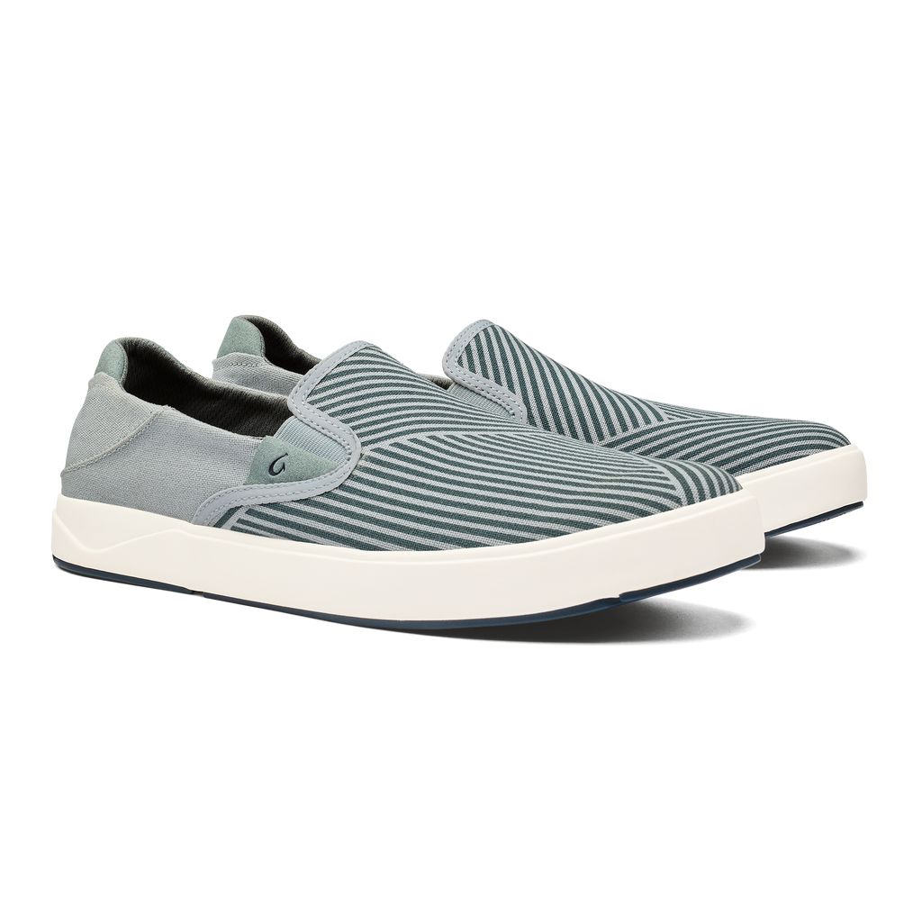 Men's Olukai Lae ahi Lole Slippers Grey | NZGEWCQ-14