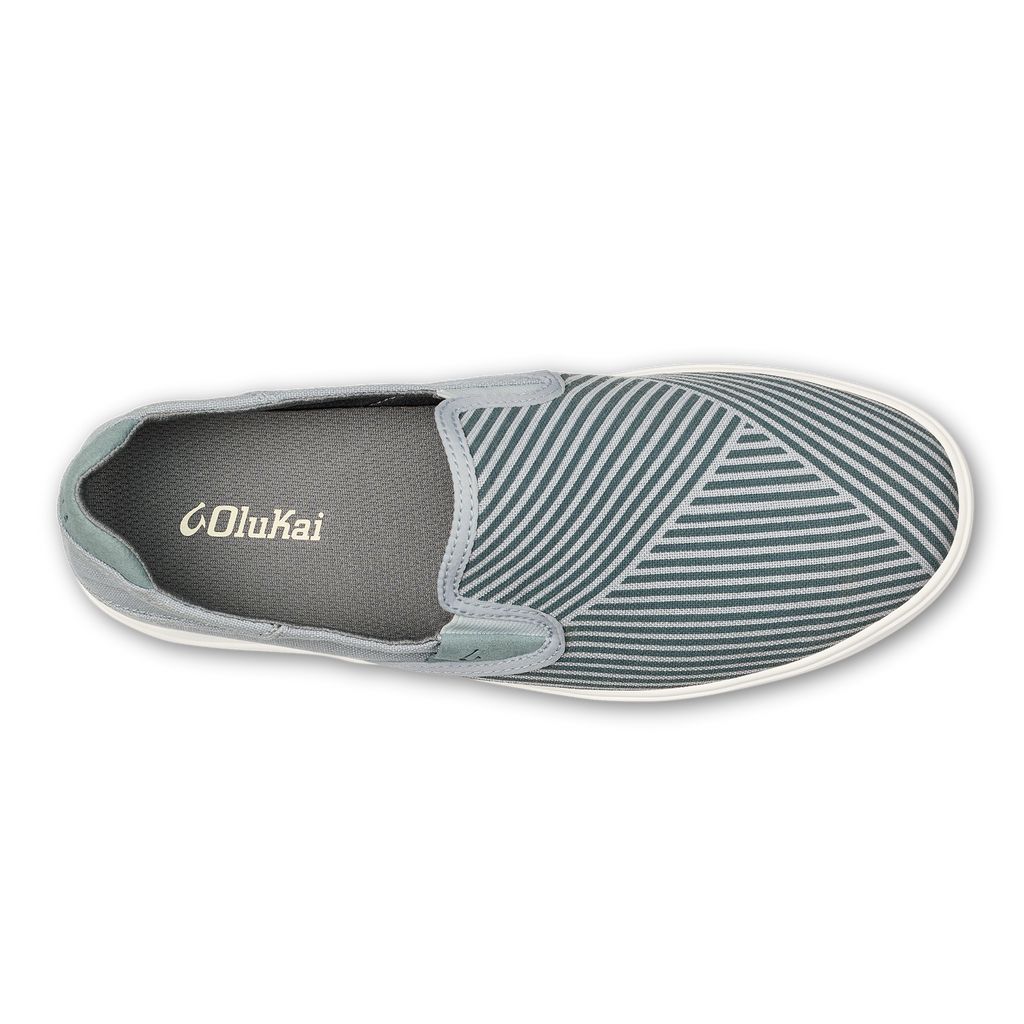 Men's Olukai Lae ahi Lole Slippers Grey | NZGEWCQ-14