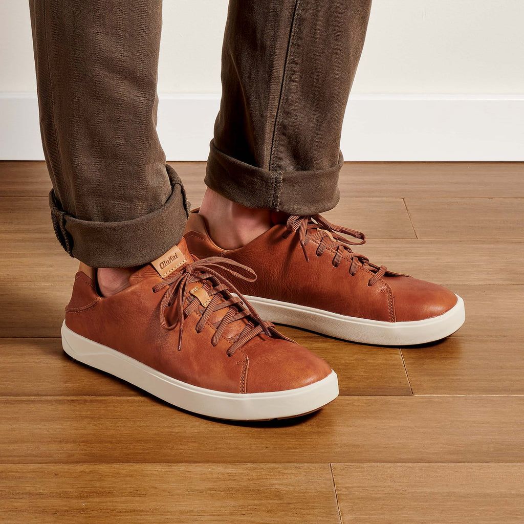 Men's Olukai Lae ahi Lī Ili Sneakers Brown | CMXVBKR-81