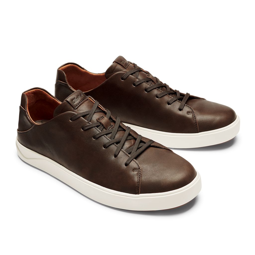 Men's Olukai Lae ahi Lī Ili Sneakers Dark Brown | ACFMPGY-20