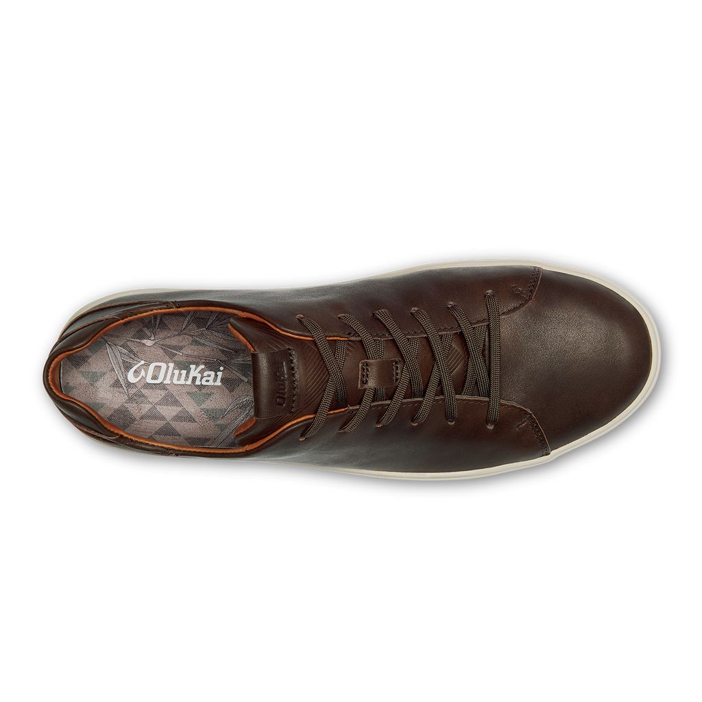 Men's Olukai Lae ahi Lī Ili Sneakers Dark Brown | ACFMPGY-20