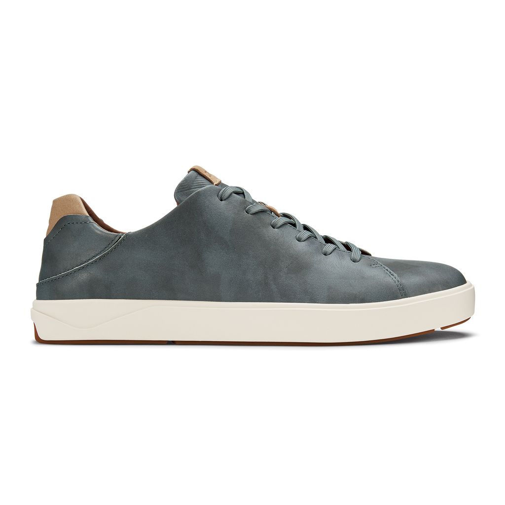 Men\'s Olukai Lae ahi Lī Ili Sneakers Grey | XBEPVKF-72