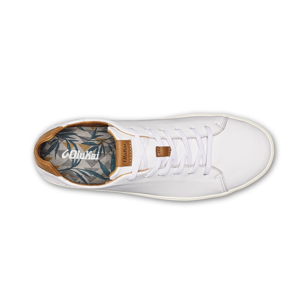 Men's Olukai Lae ahi Lī Ili Sneakers White | FGZLOEI-35