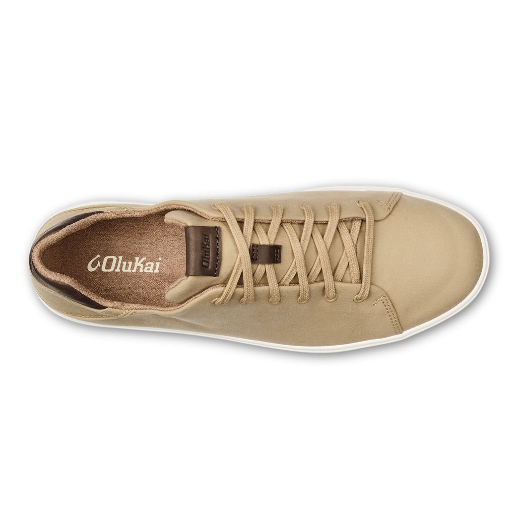 Men's Olukai Lae ahi Lī Sneakers Khaki | FWQAODR-57