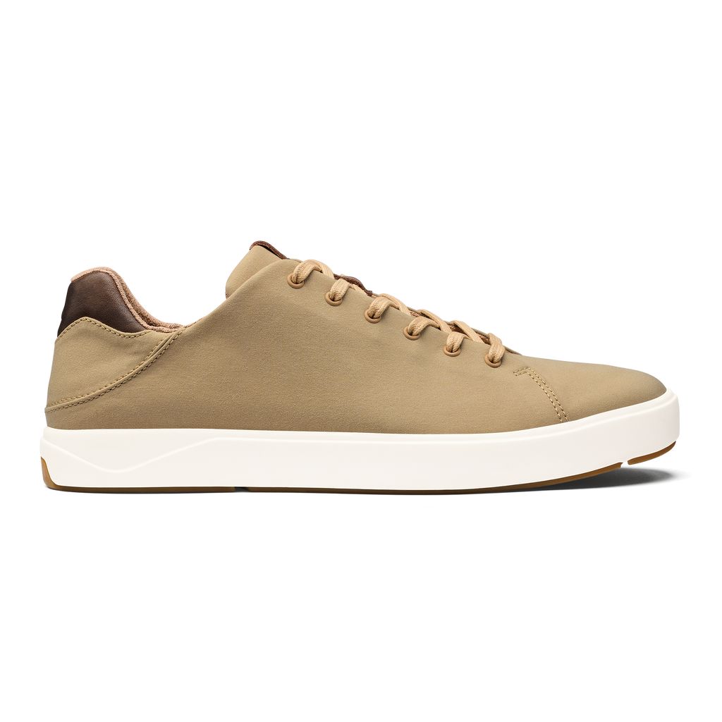 Men\'s Olukai Lae ahi Lī Sneakers Khaki | FWQAODR-57