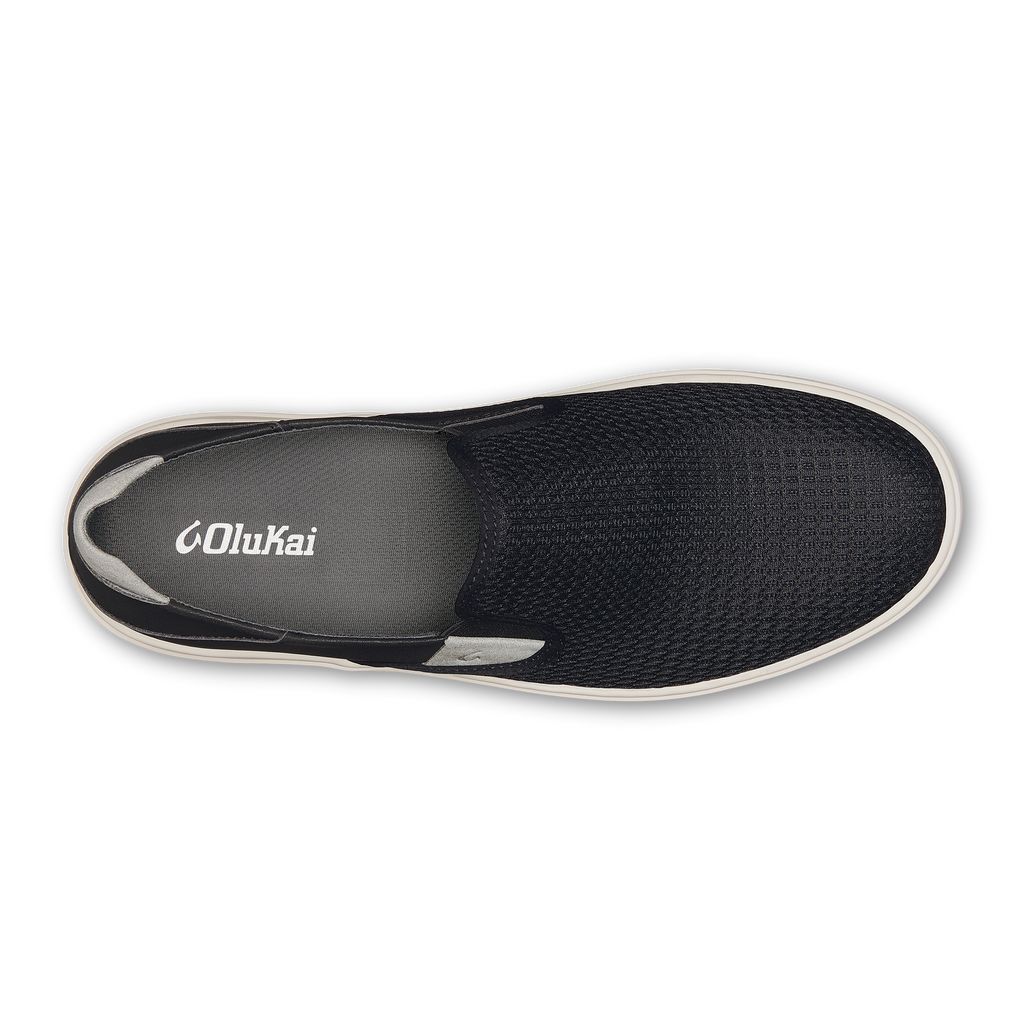 Men's Olukai Lae ahi Sneakers Black | ZNBLFIP-26