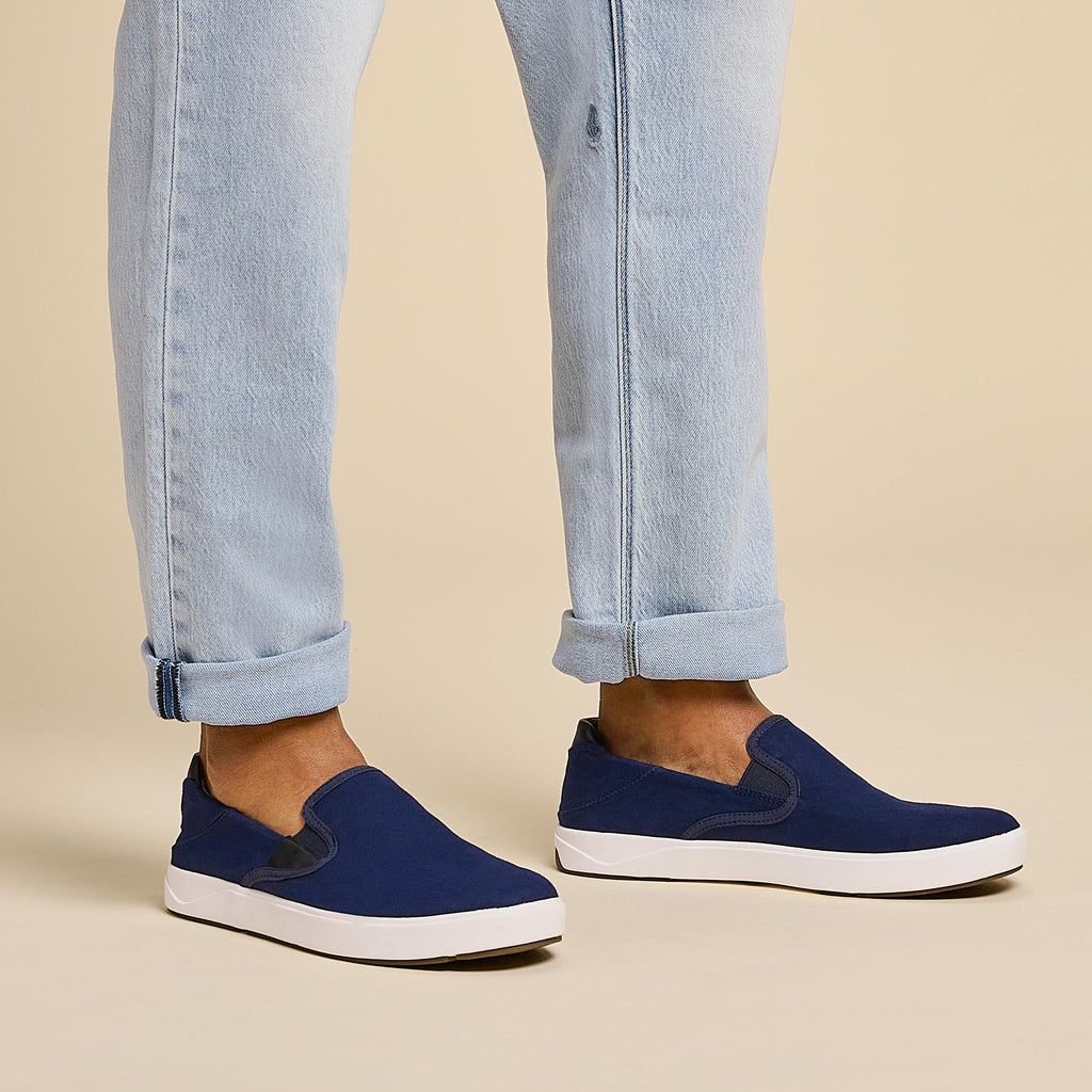 Men's Olukai Lae ahi Sneakers Blue | PLWQZHV-58