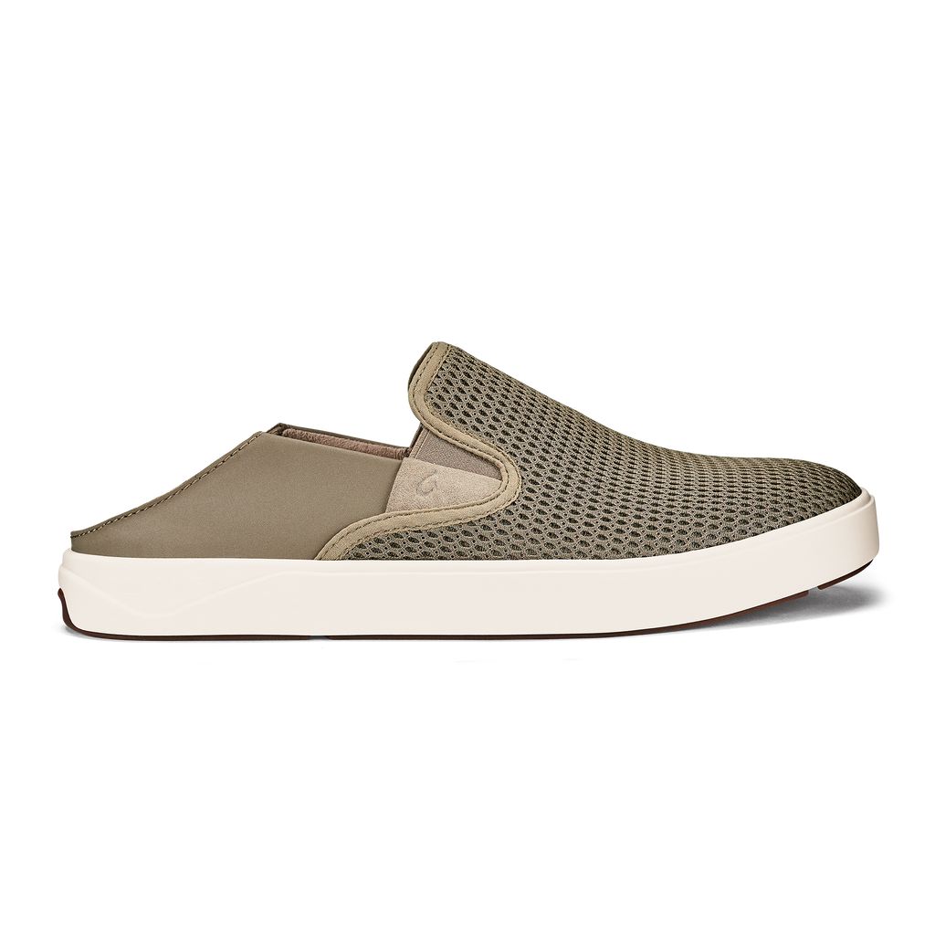 Men's Olukai Lae ahi Sneakers Grey | INXGCTM-93