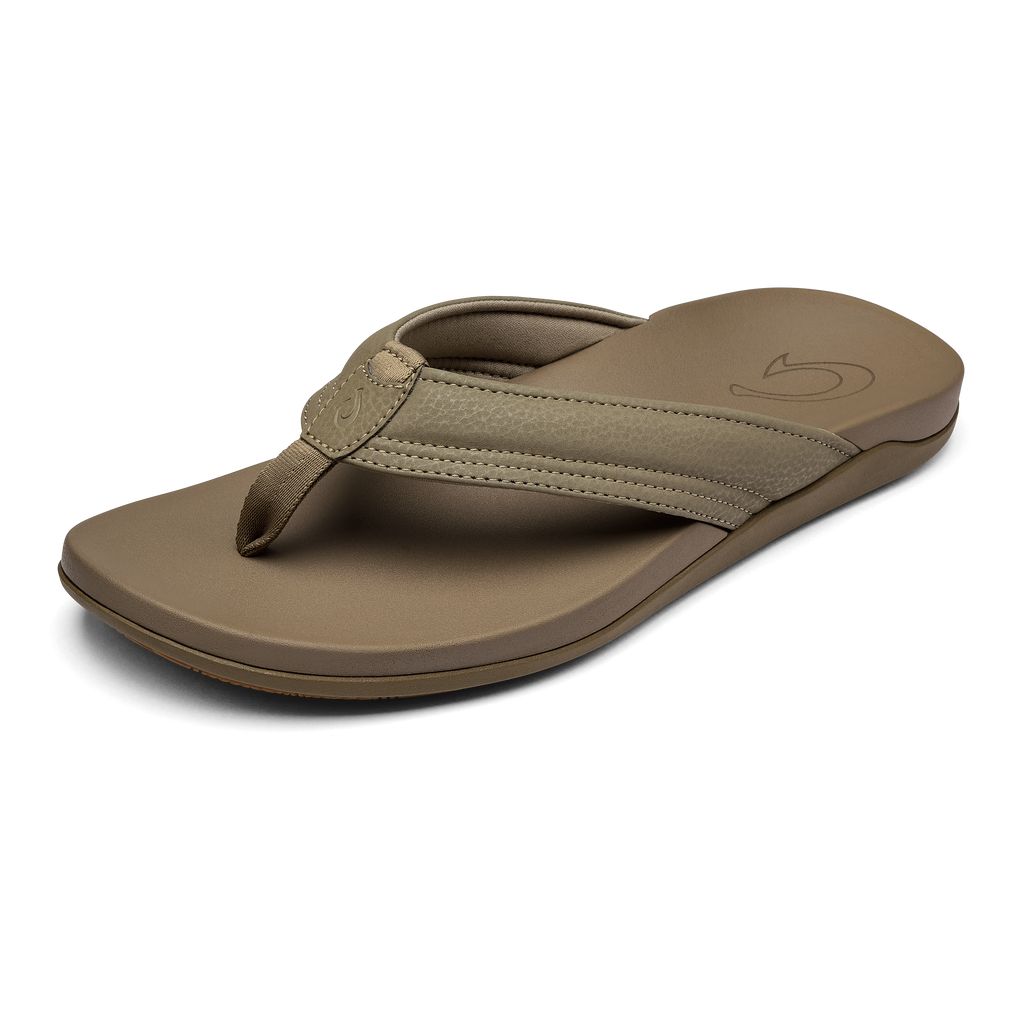 Men's Olukai Maha Sandals Brown | KMBUFTD-35