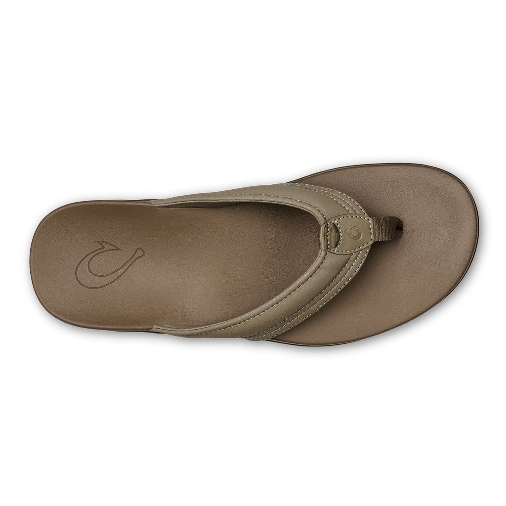 Men's Olukai Maha Sandals Brown | KMBUFTD-35