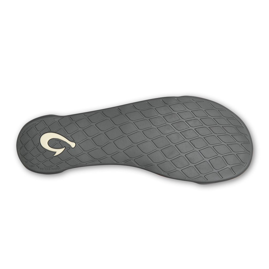 Men's Olukai Mahana Slippers Grey | OBNLKXE-78