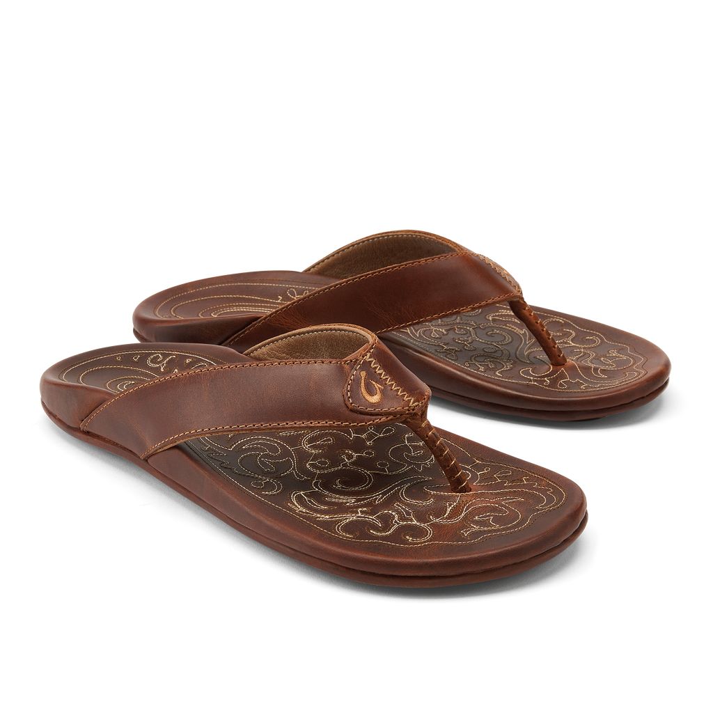 Men's Olukai Mekila Sandals Beige | URGDYAP-87