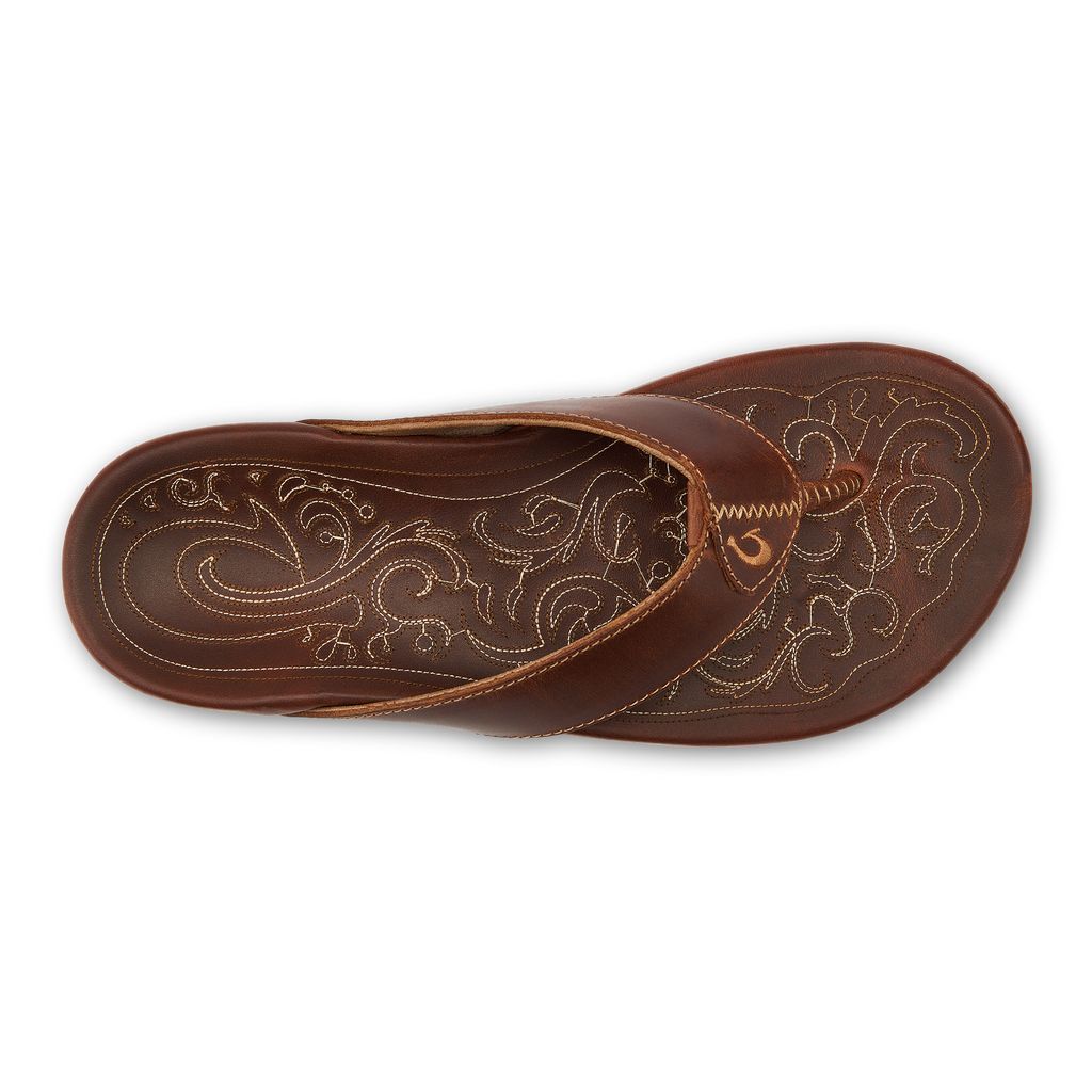 Men's Olukai Mekila Sandals Beige | URGDYAP-87