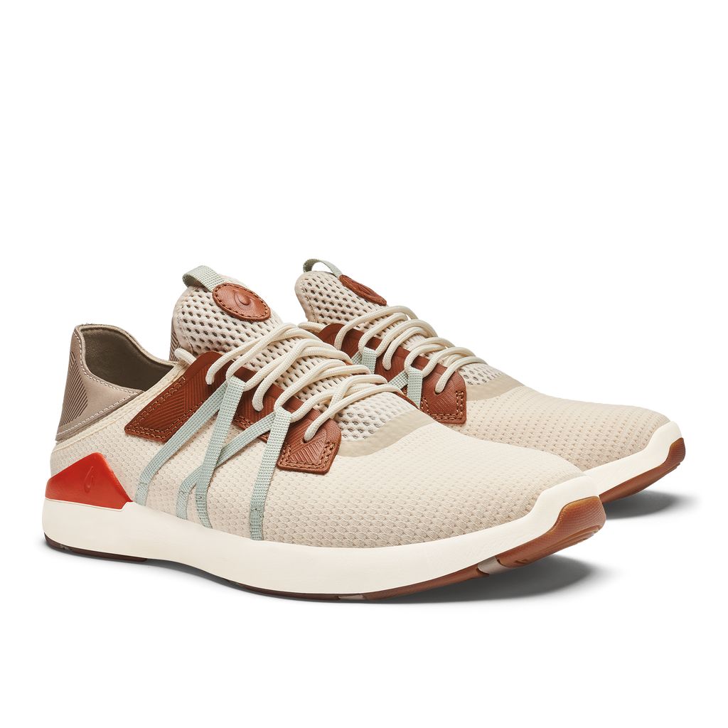 Men's Olukai Mio Lī Sneakers Beige | BIHSXMY-69