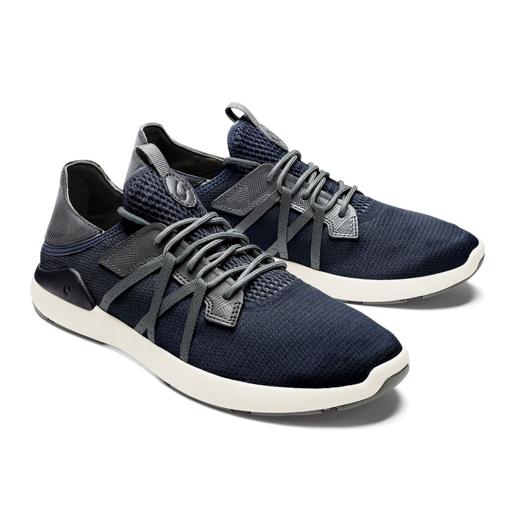 Men's Olukai Mio Lī Sneakers Blue | RPKUQCW-86