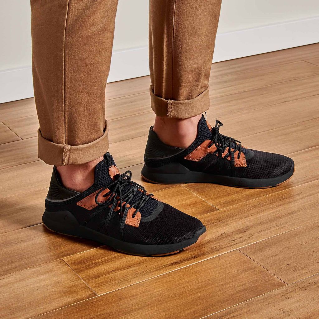 Men's Olukai Mio Lī Sneakers Orange | UXSJLHA-32