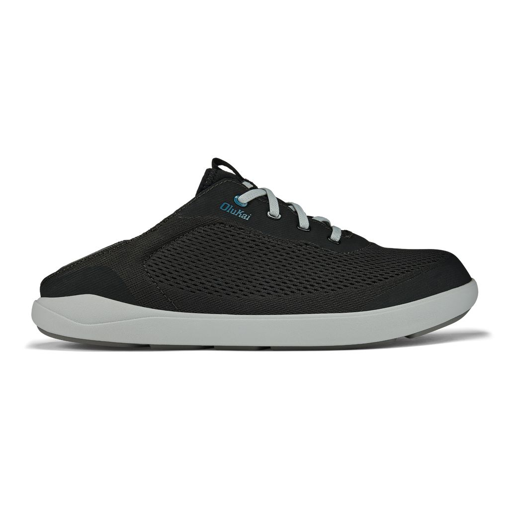 Men's Olukai Moku Pae Sneakers Black | QWVFAIS-43