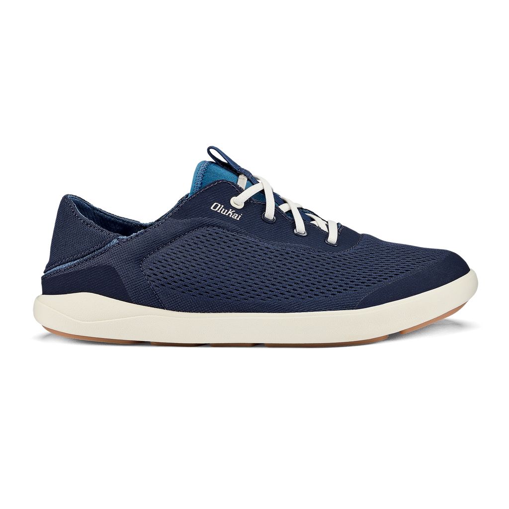 Men\'s Olukai Moku Pae Sneakers Blue | ERWFVPJ-70