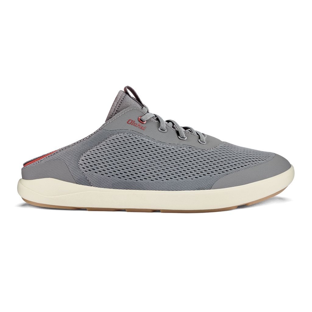 Men's Olukai Moku Pae Sneakers Grey | MCIGKLT-32