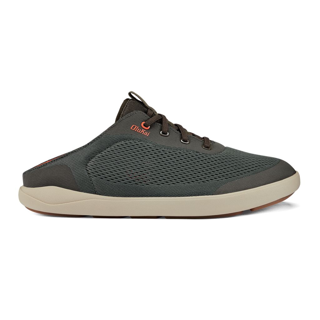 Men's Olukai Moku Pae Sneakers Light Blue | VBUNCEI-16