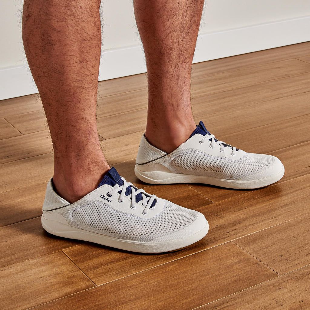 Men's Olukai Moku Pae Sneakers White | LEZGYTS-63