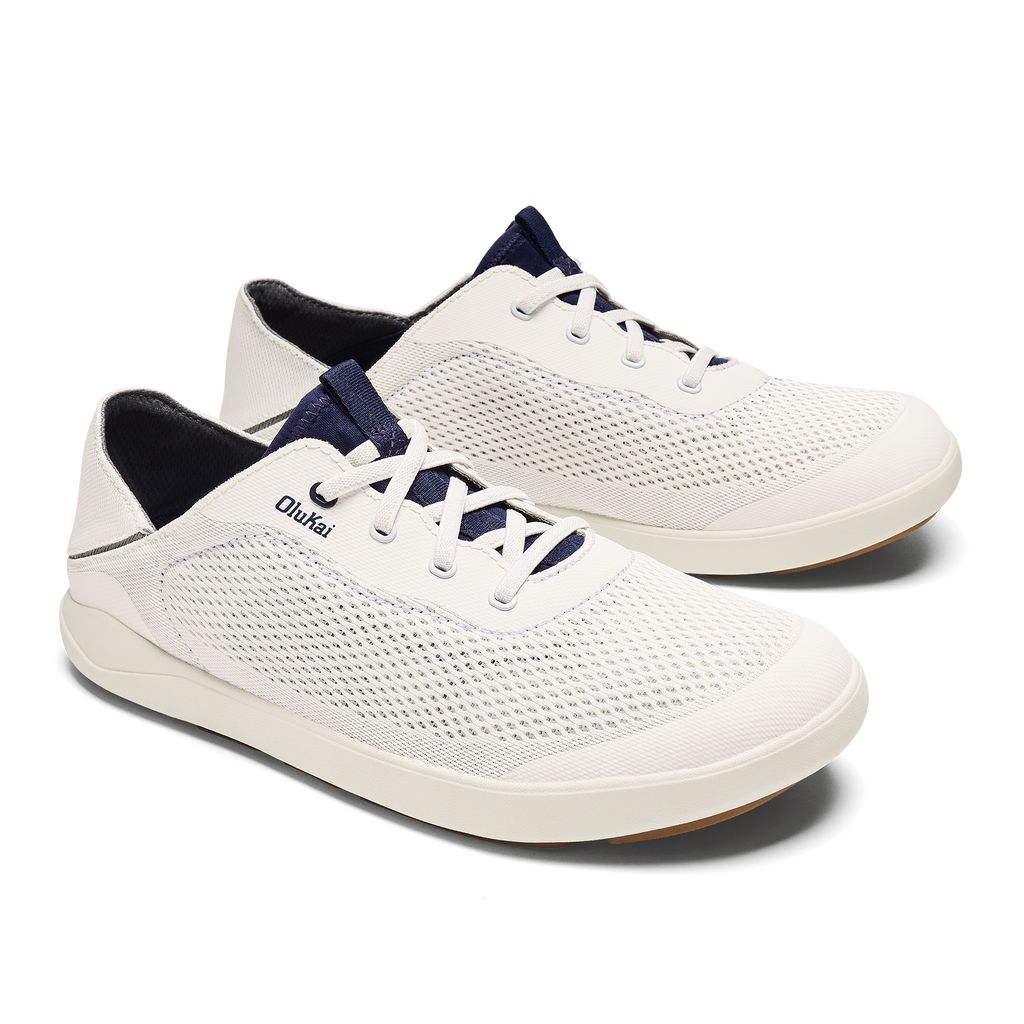 Men's Olukai Moku Pae Sneakers White | LEZGYTS-63