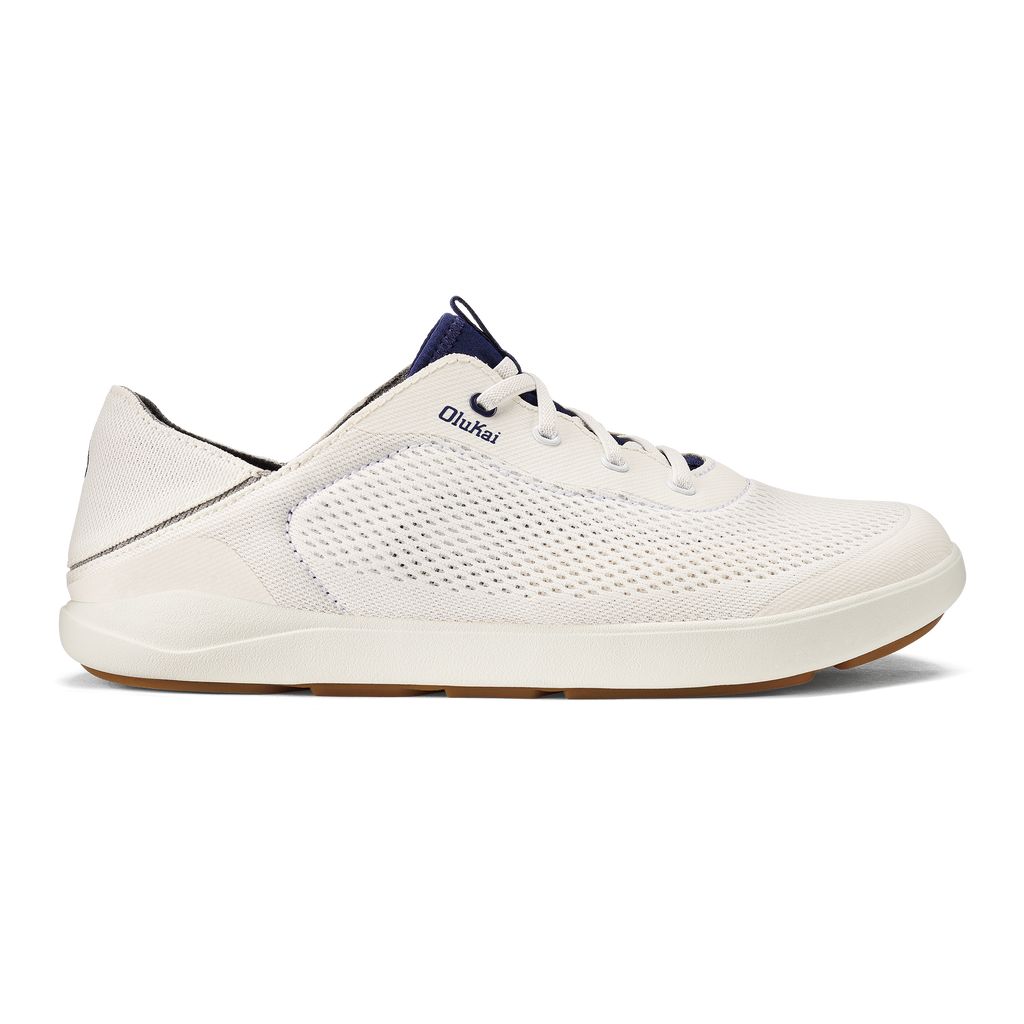 Men\'s Olukai Moku Pae Sneakers White | LEZGYTS-63