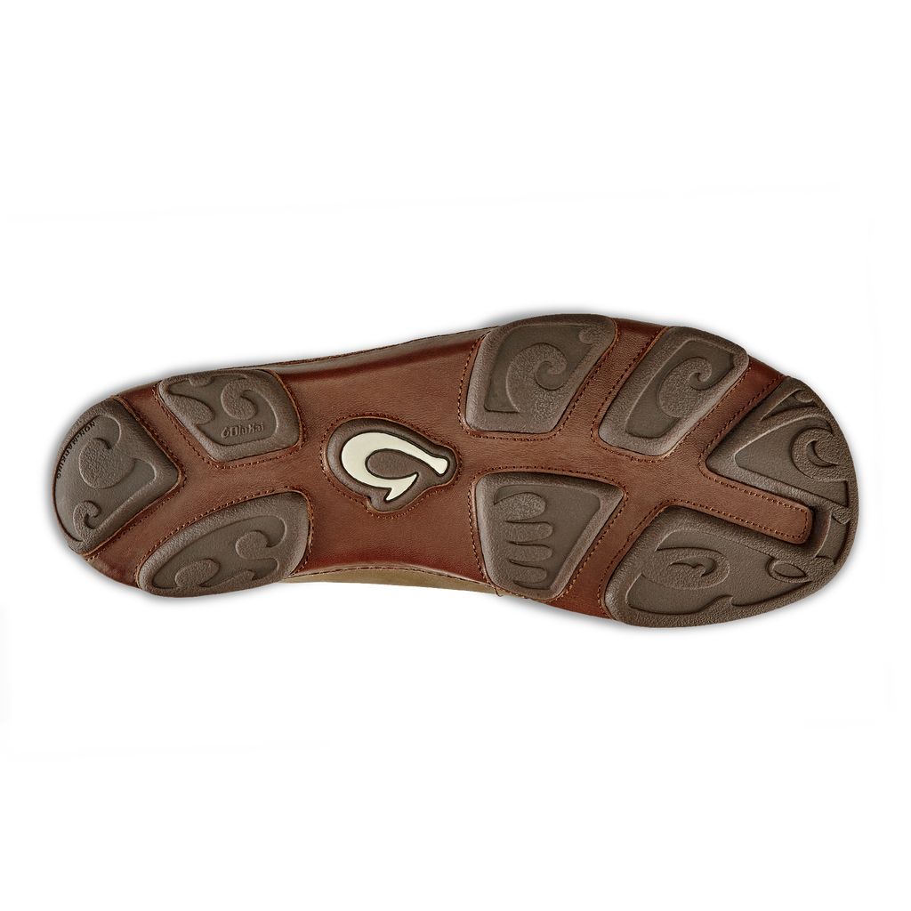 Men's Olukai Moloā Slippers Brown | XUJMDWH-80