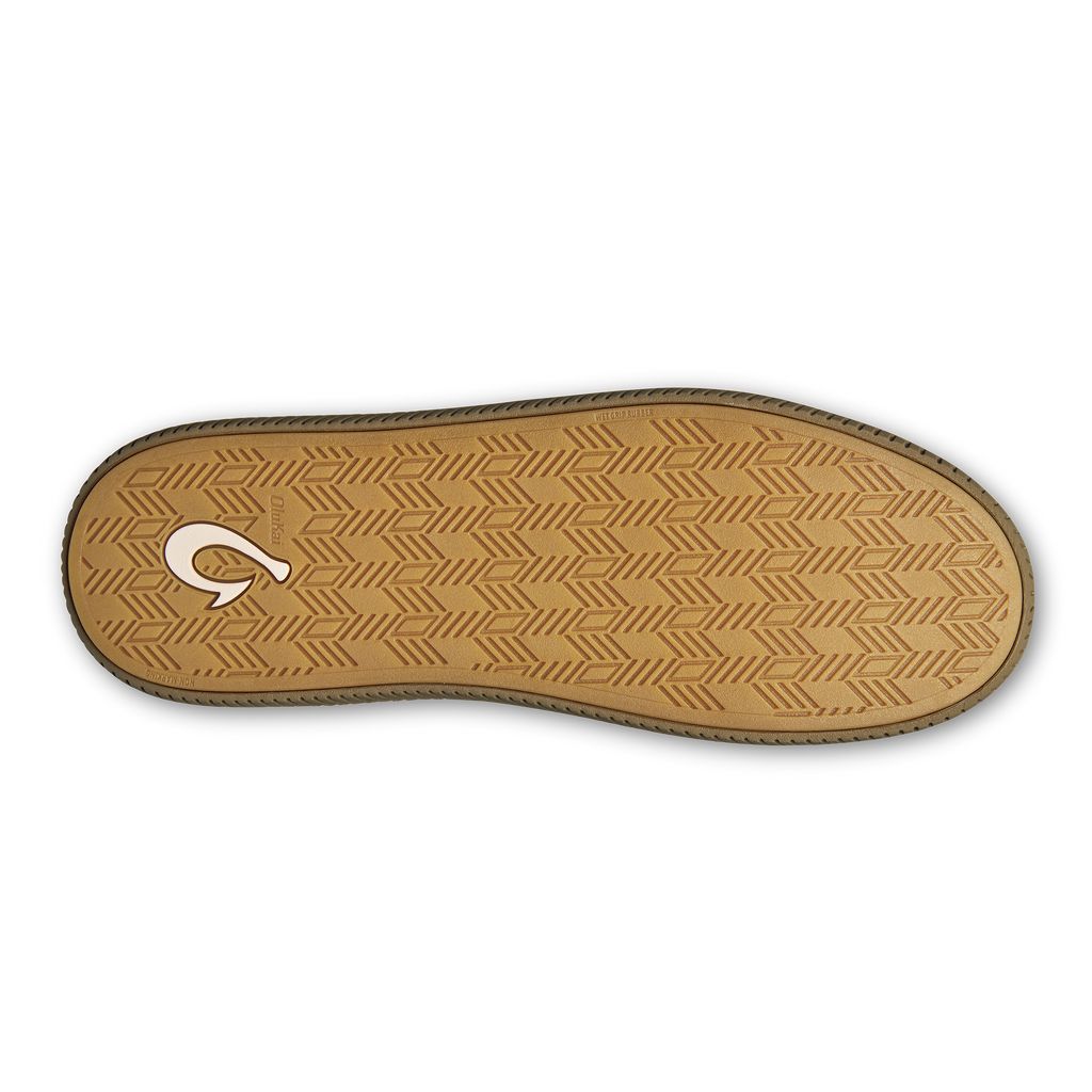 Men's Olukai Mua Slippers Olive | KJGHLIR-13