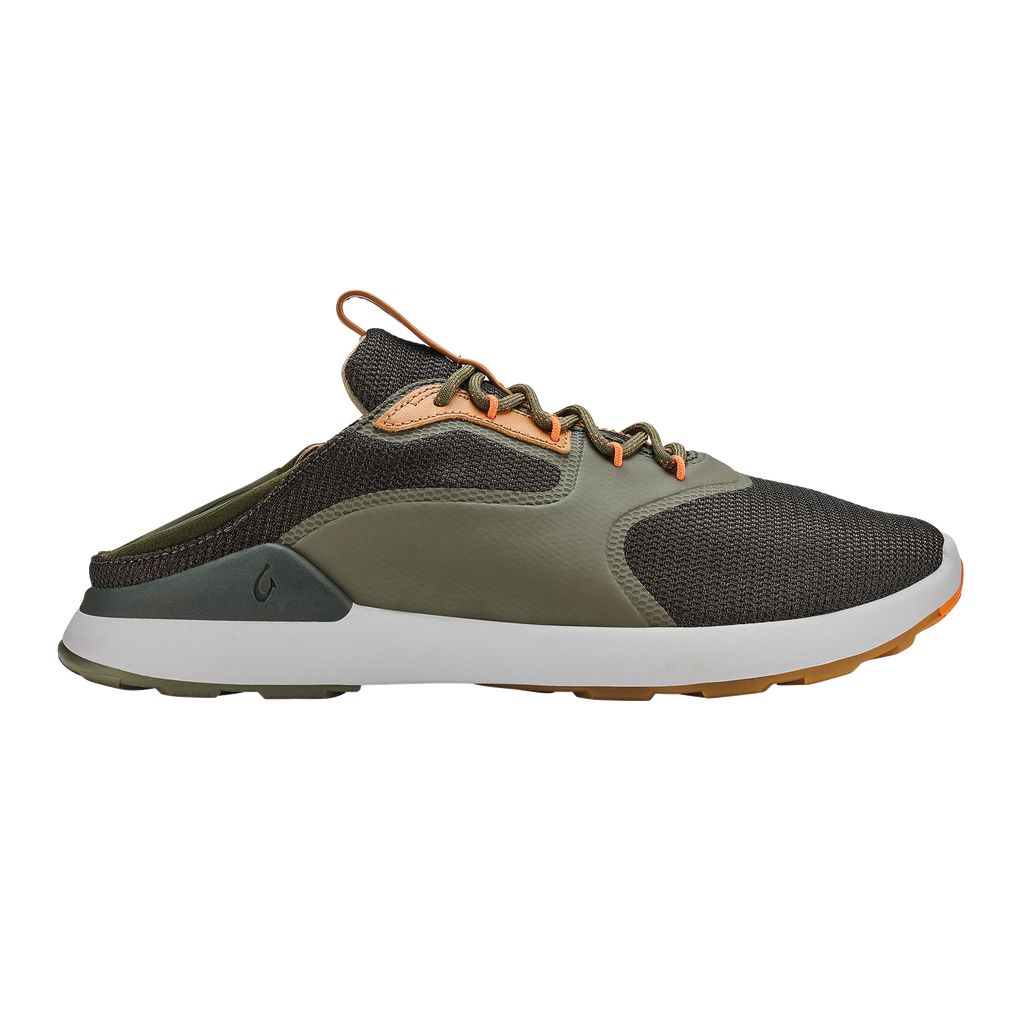 Men's Olukai Nihoa Lī Sneakers Olive | QOUEZMN-23