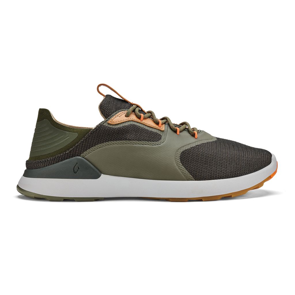 Men\'s Olukai Nihoa Lī Sneakers Olive | QOUEZMN-23