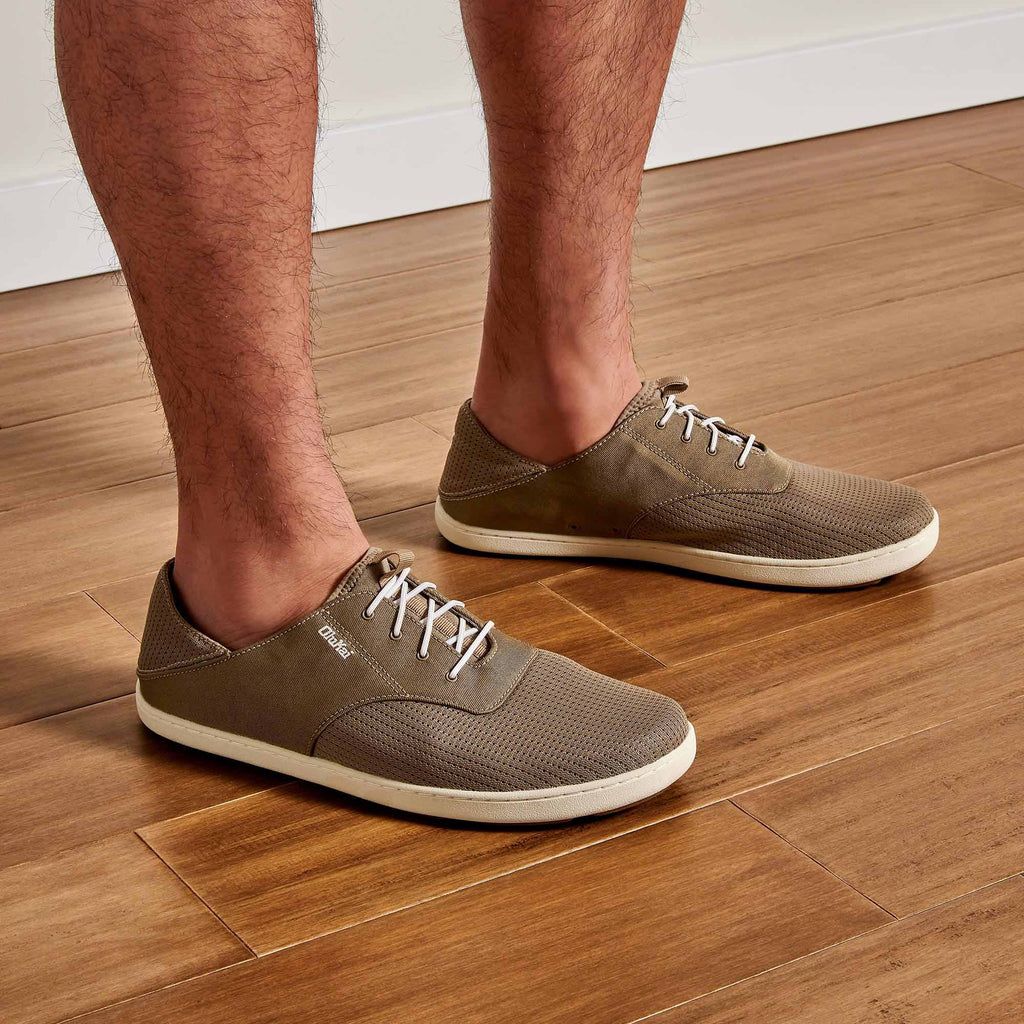 Men's Olukai Nohea Moku Sneakers Dark Grey | VLHJKZO-85