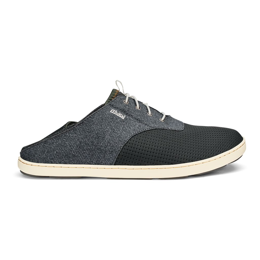 Men's Olukai Nohea Moku Sneakers Dark Grey | YTNFSVI-94