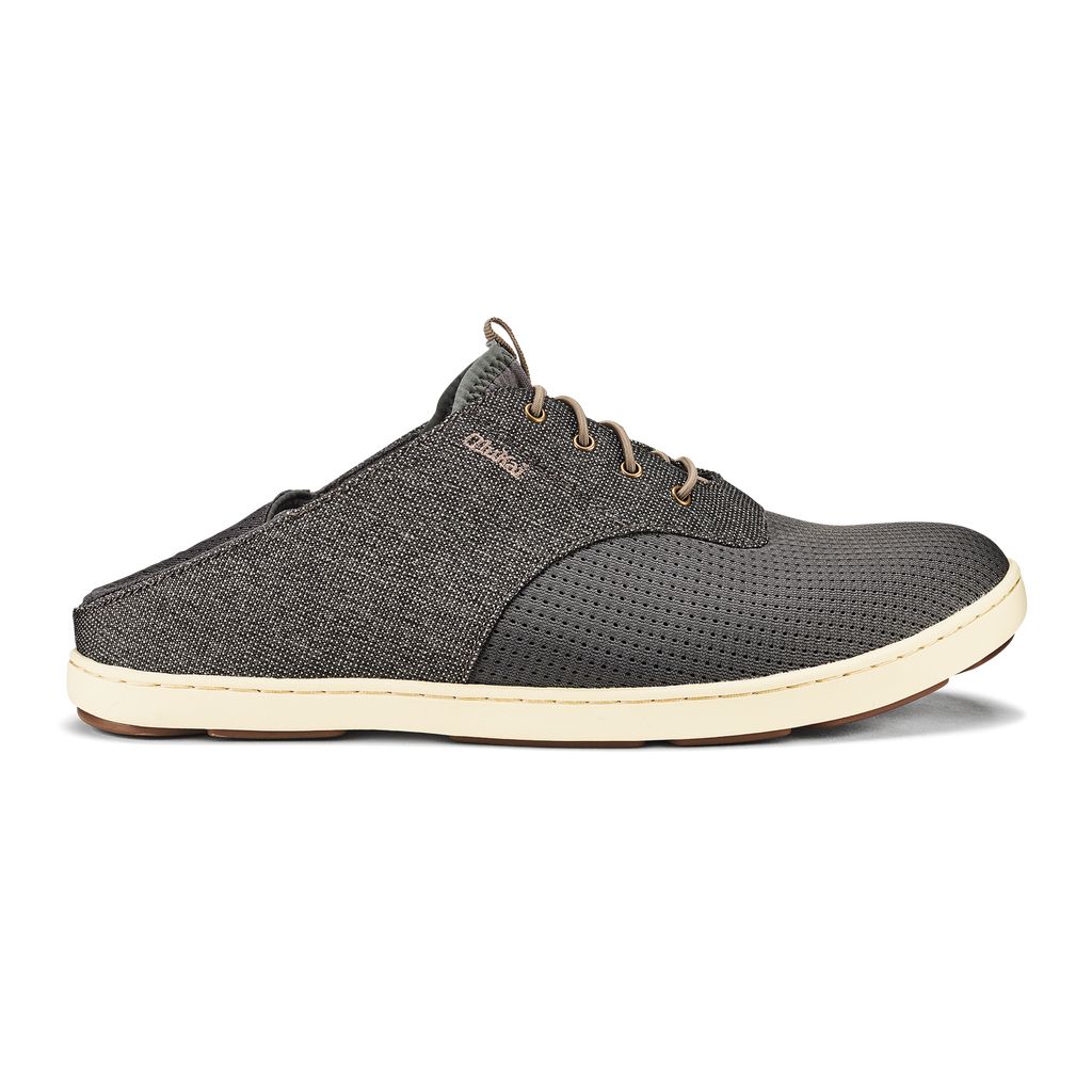 Men's Olukai Nohea Moku Sneakers Grey | LPFXAKB-41